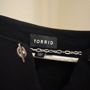 Torrid Elegant Black Outerwear